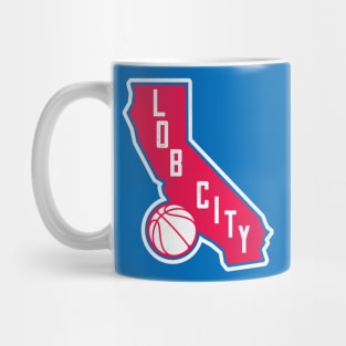 Lob City Basketball State Outline Mug